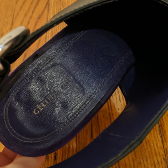 Celine Wood Block Heel Slingback - Picture 4 of 5